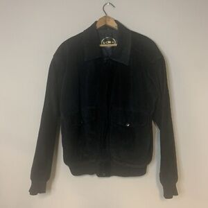 Men's Black Bomber Jacket